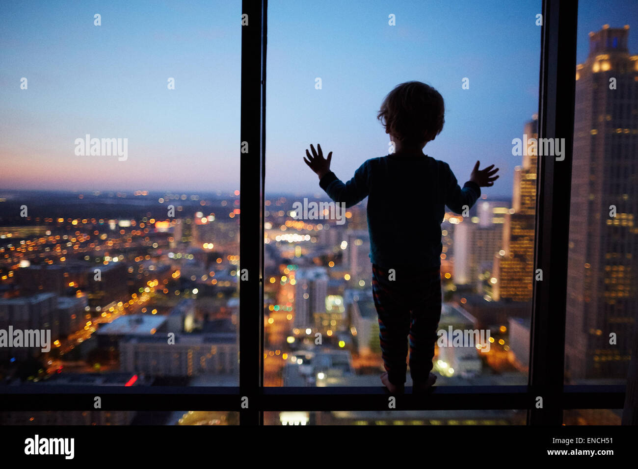 `Downtown Atlanta in Georga USA One Ninety One Peachtree Tower is a 235 m (771 ft) 50-story skyscraper in Atlanta, Georgia. Desi Stock Photo